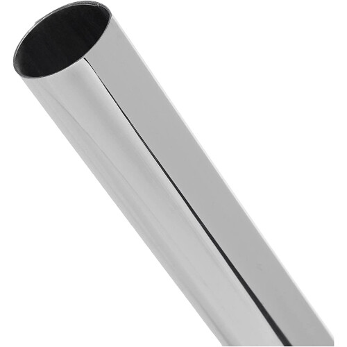Radiator Pipe Sleeves and Collars for 15mm Pipework - Polished Chrome Effect (Pa 2
