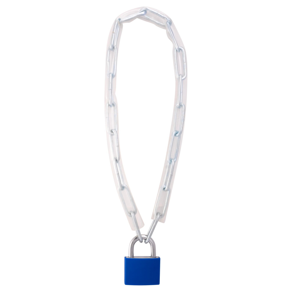 Sterling 460 Apl 60Cm 4Mm Security Chain & Aluminium Padlock, Black 5005971032772