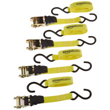 Amazon Basics Ratchet Strap, Pack of 4, Rachet