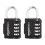 Amazon Amazon Basics AB-PL111 4-Digit Combination lock, 2 Count, Black/Silver 1