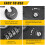 DAYGOS Heavy Duty Padlocks with Code Outdoor Disc Combination Padlock 5