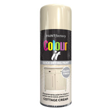 Paint Factory Colour It Gloss Finish - Cottage Cream - 400ml