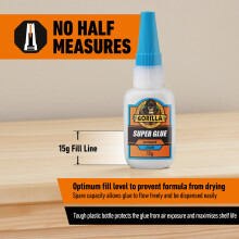 Gorilla Ultimate Super Glue Clear Glue 15 Grams Pack of 1 FastSetting