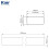 Kair Rectangular Flat Ducting 150mm x 70mm - 1 Metre Length Flat Channel Pipe 2