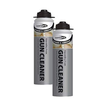 2 x Bond It 500ml Expanding PU Foam Gun Cleaner Contractors Grade Fluid Clean
