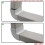 Kair 90 Degree Vertical Elbow Bend 110mm x 54mm - 4 x 2 inch Rectangular Plastic 4