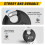 DAYGOS Heavy Duty Padlocks with Code Outdoor Disc Combination Padlock 2