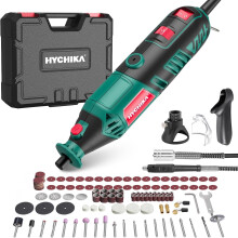 HYCHIKA 170W Rotary Tool, Variable Speed Rotary Tool Kit with Flex Shaft, 173pcs Accessories Kit & 8000-35000RPM Multi-Tool, Perfect for Cutting