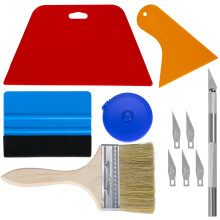 Wallpaper kit Wallpaper Tools Wallpaper Smoothing Tool Wallpaper Hanging kit Window Tint Kit for All Types of Wallpaper Car Vinyl Wrap Window Tint Gl