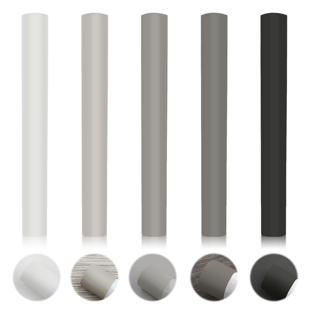 5Pcs Wax Filler Wood Repair Sticks, White Light To Dark Grey Black Wood Scratch Repair Crayons Multi-Surface Wax Repair Sticks For Wood Furniture Lam 52924439