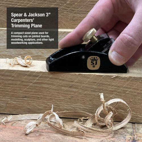 Spear & Jackson Spear & Jackson CTP3 Carpenters' 3" Trimming Plane 1