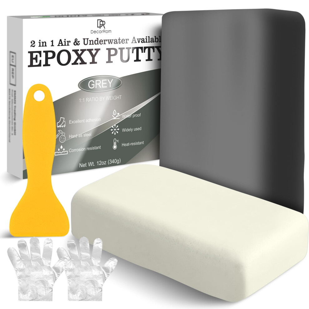 Epoxy Putty - 340G 2 Part Strong Formula, Ceramic Repair For Cracks, Filling & Epoxy Sculpt - For Metal, Concrete, Plastic, Ceramics - Fast 5051226967115