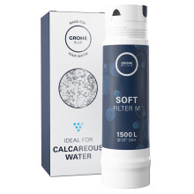 GROHE Blue Filter Cartridge - Replacement Blue and GROHE Red Water Systems for Fresh Filtered Water, Reduces Limescale and Heavy Metals, Capacity 150
