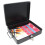 Lockable A4 Document Storage Box, 12 Inch (30cm) Steel Security Box with Bolt Down Floor Mounting Kit for A4 Documents, Medication and Valuables 1