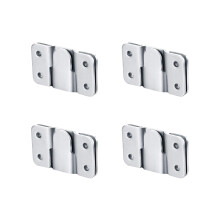Flush Mount Brackets, Concealed Headboard Wall Fixings Brackets, Stainless Steel Heavy Duty Picture Hanging