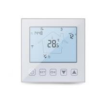 KETOTEK Smart Water Underfloor Heating Thermostats WiFi 3A Compatible with Alexa, Room Thermostat Programmable for Floor Heating Water, Flooring Heat