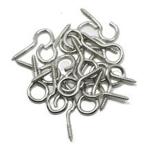 20 x fiXte Screw in Hooks and Eyes Net Wire Curtain Screws 10 x Hooks and 10 x Eyes 25mm
