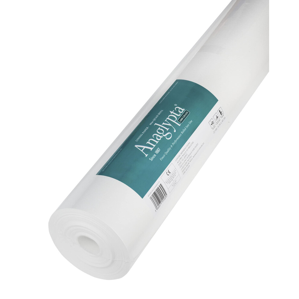 Anaglypta Lining Paper - 10M, 20M And 40M Rolls - Grades 800 To 2500 (1000 Grade Quad (40M)) 12387014