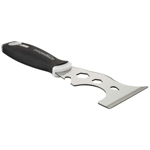 Amazon Amazon Basics 14-in-1 Versatile Soft Grip Painters Tool with Straight Scraper, Curved Scraper, Hammer End, Nail Puller, 2 Philips Screwdriver Bit and 1