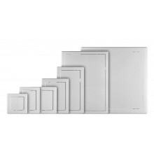 Prostko White Access Panel / Inspection Door Revision Hatch / 150mm, 200mm, 250mm, 300mm – Detachable Doors. (200mm x 250mm)