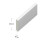 Virtual Plastics White Plastic Trim - 20mm x 5m - Rounded Edge - Gloss Finish 2