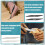 Honoson 10 Pcs Sanding Sticks for Plastic Models, Low Grits, Double Angle 4