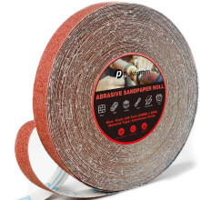 Emery Cloth Roll Set, Sandpaper Roll, 30 M 40 Grits Long Red Continuous Sandpaper Roll - Wet and Dry Emory Cloths for Polishing and Surface Treatment