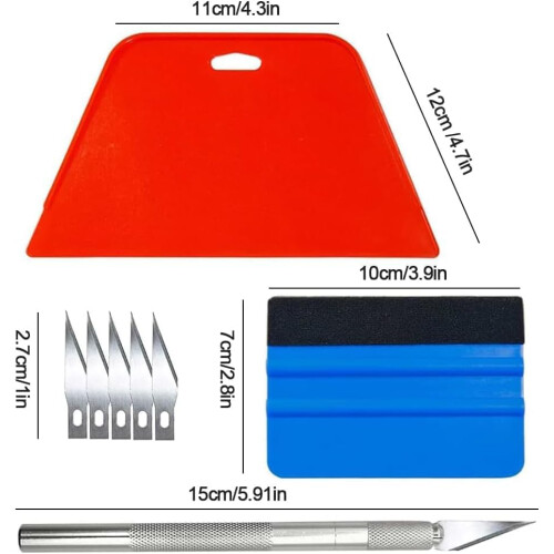 8 pcs Wallpaper Tool Kit   Wallpaper Application Tools with Knife  Squ