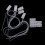 5 Pcs Mc-38 Wired Door Window Sensor Magnetic  For Home Alarm System,When Sensor Together,Normally Closed Nc 2