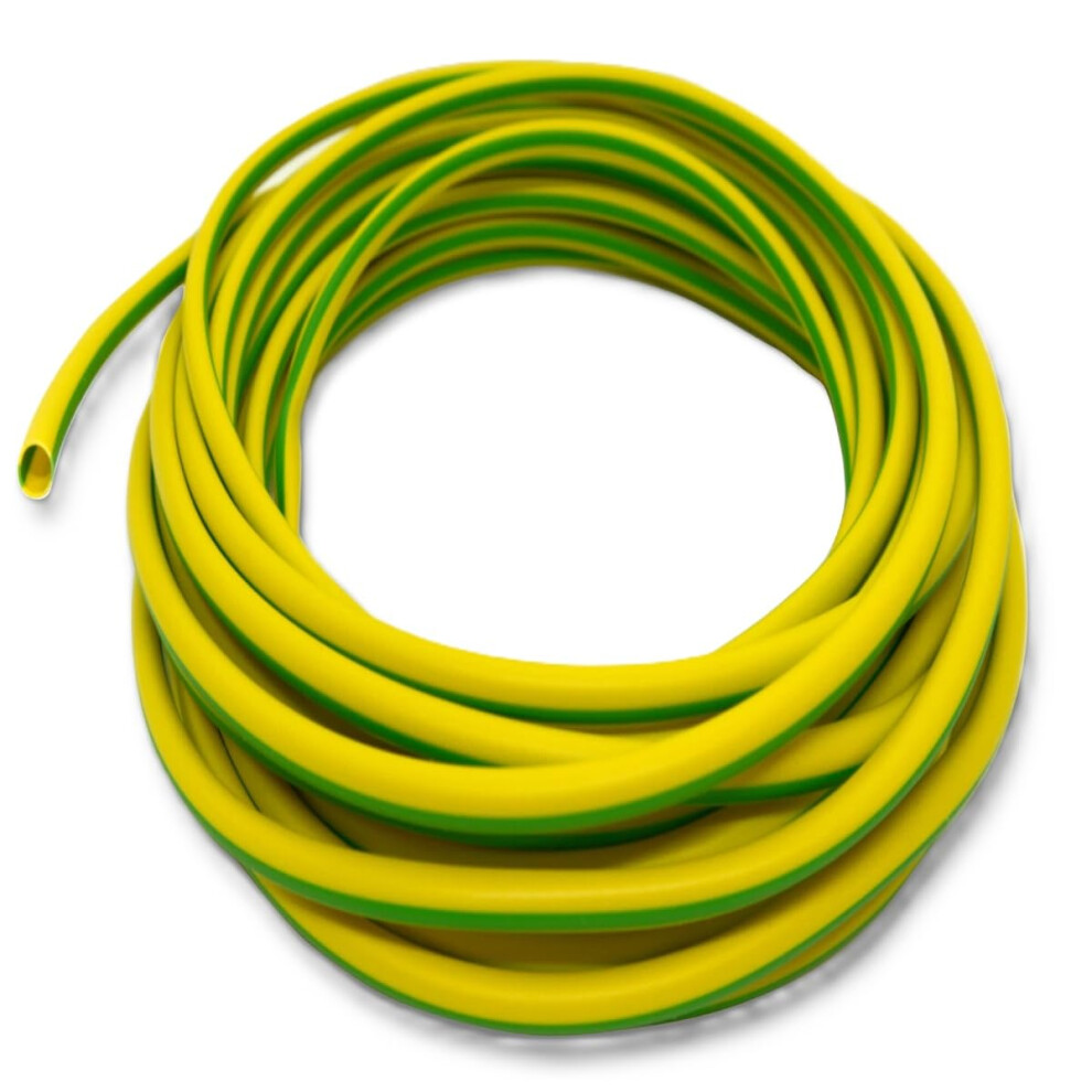 Merriway Bh01485 Earth Sleeving, 3.0Mm Yellow & Green, 10 Metres (33 Feet) 5051226654817