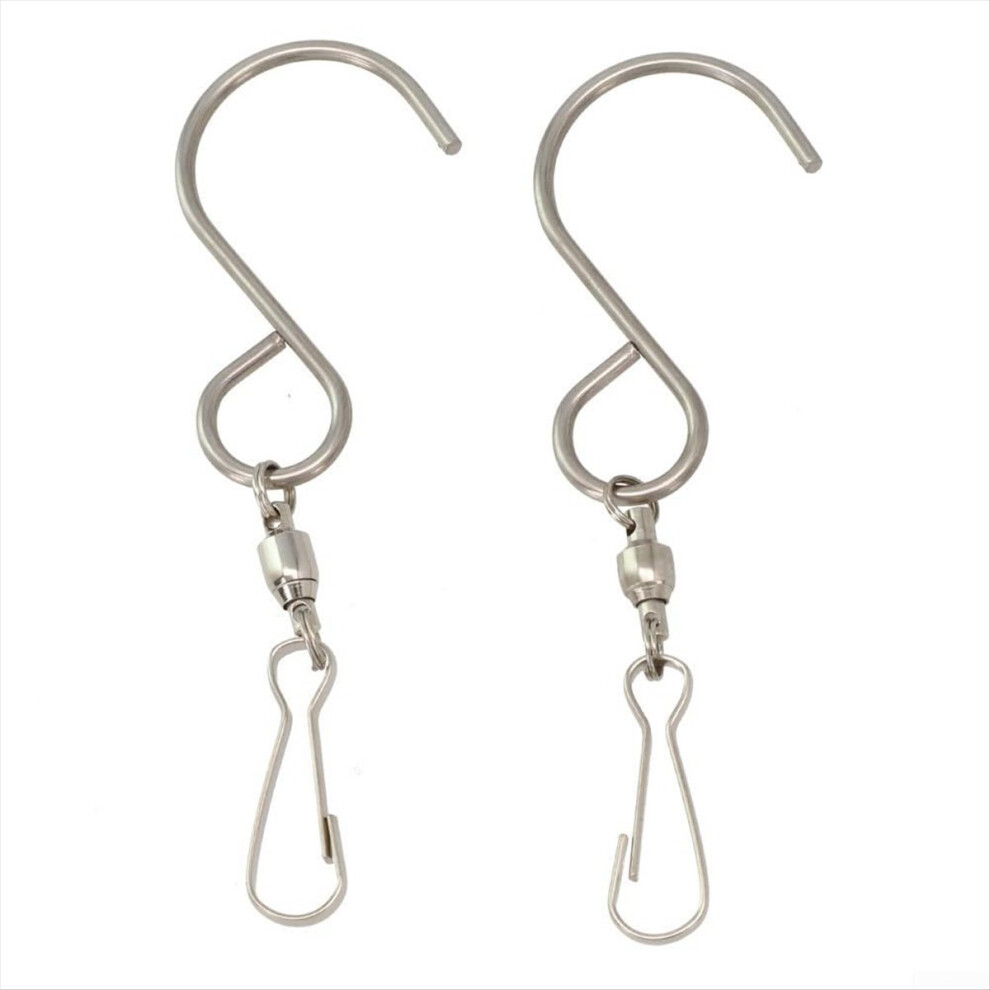 Pack Of 2 Multi-Purpose Swivel Hooks For Hanging C 4852351774323