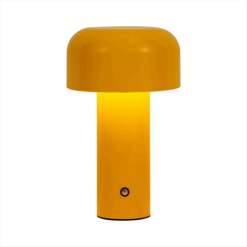 Cordless Mushroom Table Lamp,Rechargeable Operated