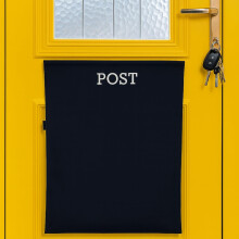 Post Catcher for Letterboxes [Black] No Tools or Screws Needed – Dog Proof Letter Box Mail Catcher Bag (Black)