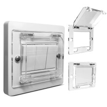 Light Switch Guard, TUPSKY Child Proof Wall Switch Cover Protects Your Lights or Circuits from Being Accidentally Turned On or Off by Children and Ad