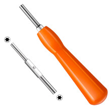 Gamebit Security Screwdriver, Double-Ended 3.8mm 4.5mm Gamebit Screwdriver Bit Set Compatible with NES,SNES,N64,Gameboy,Game Orange