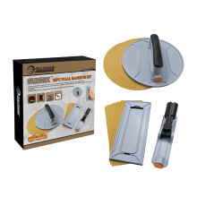 ROLLINGDOG Pole Sander-Hand Sander,Corner Sander,Radial Sander,Rectangular Sander,with 12PCS Oxide Mesh Sandpaper(2PC Each 80,120,240 Grit) for Wood,