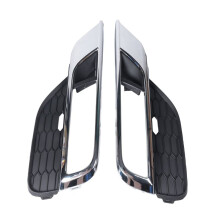 2 Stuks Voorbumper Mistlamp Grill Roosters Cover Trim + Rechts voor CR-V CRV 2015-2016