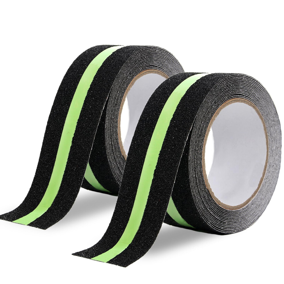 Kithiom Anti Slip Tape - Glow In The Dark Grip Tape, High Traction Self Adhesive Fluorescent Safety Tread Warning Tape, Non Slip Tape For Steps Stair 43182305