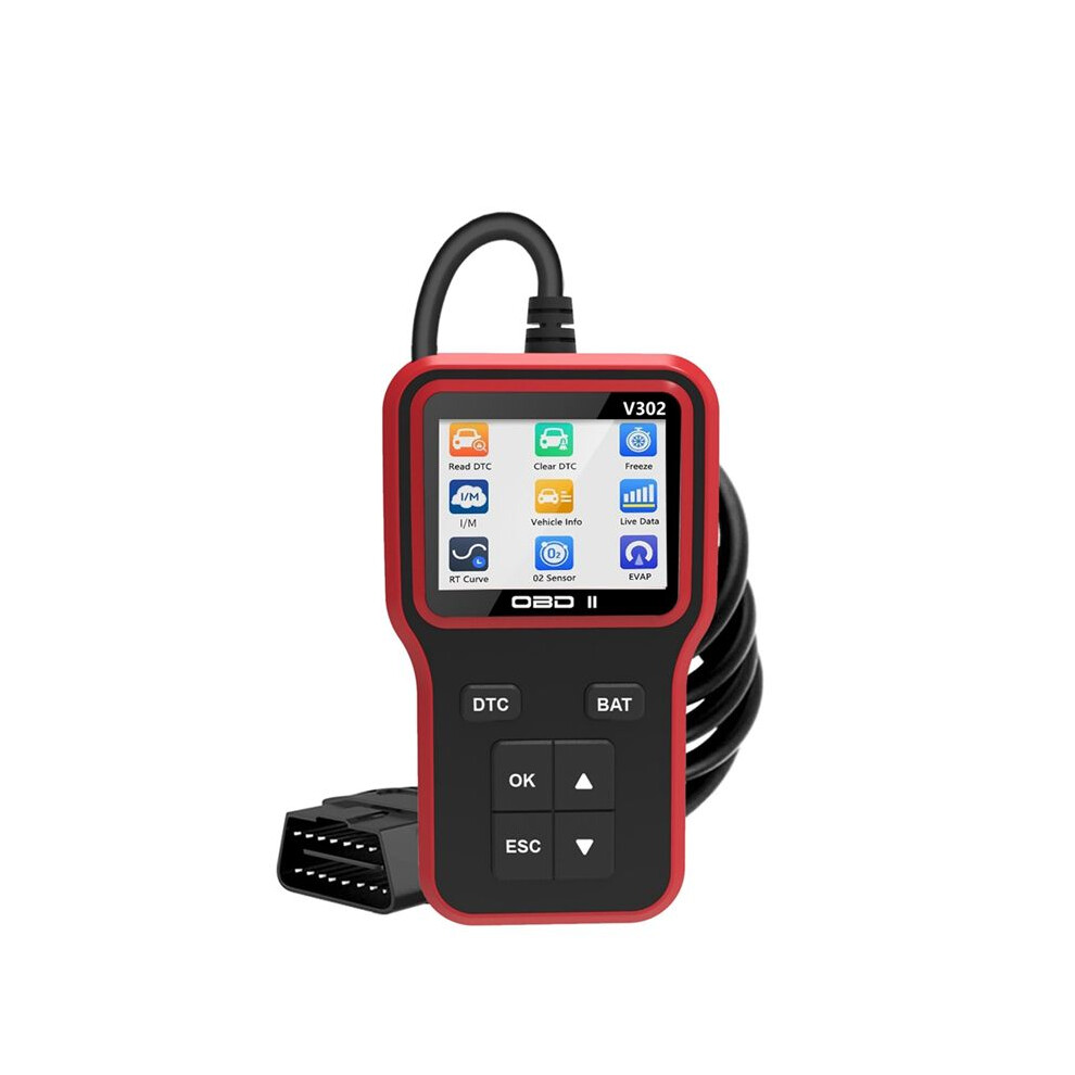 Obd2 Scanner,Car Diagnostic Tool Code Reader For Cars And Trucks Check Engine Reader Clears Vehicle Error Codes Light 4712009126082