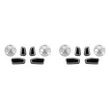 12x  Side Adjustment Button Cover Trim Parts for  Ghibli 2014-2021 LEVANTE 2016-2021 Quattroporte 2013-2021
