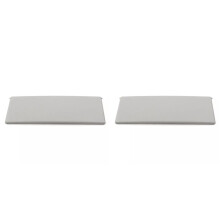 2X Auto-Sonnenblenden-Kosmetikspiegelabdeckung LR063682 für Sport Evoque 4 Grau