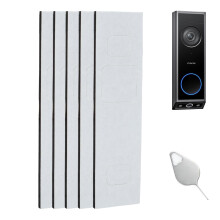 No Drill Doorbell Mount Double Sided Stick Tape Compatible with Eufy Doorbell E340/C31, Anti-Theft Door Mounting Bracket, 5 PCS Adhesive Door Mount a