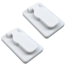 Decoralin 2Pack Keyhole Cover - Plastic Keyhole Protector - Draught Excluder - Dustproof, Draughtproof, Privacy Lock Cover – Compatible with Classic