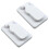 Decoralin 2Pack Keyhole Cover - Plastic Keyhole Protector - Draught Excluder - Dustproof, Draughtproof, Privacy Lock Cover – Compatible with Classic 1
