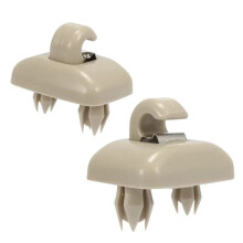 2 Pcs Sun Hat Clip Light Barrier Clip Hook for A4 A5 S4 Q3 TT 8E0857562A Interior Accessories