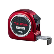 Tajima H1630MW Class 1 "Hi Lock" Measuring Tape, Red, 3 m x 16 mm