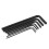SKYPRO 7Pcs/Set Mini Micro Hexagon Hex Allen Key Set Wrench Screwdriver Tool Kit 0.7mm-3mm 3