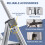 XinSunho Step Ladder 4 Step, Aluminum Folding Step Stool with Retractable Handgr 4