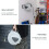 Durhand DURHAND Retractable Air Hose Reel Wall Mount Auto Rewind Hose Reel 15m 4