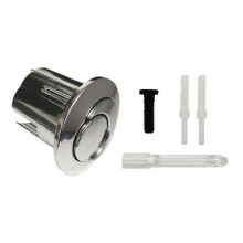 Dual Flush Push Button Threaded Push Rods Short Body D2D Chrome Compatible with